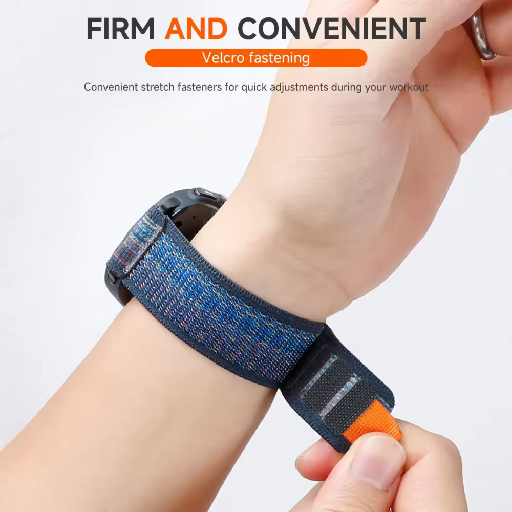 Sangle à boucle en Nylon pour Garmin Forerunner 965 955 570 970 165 55