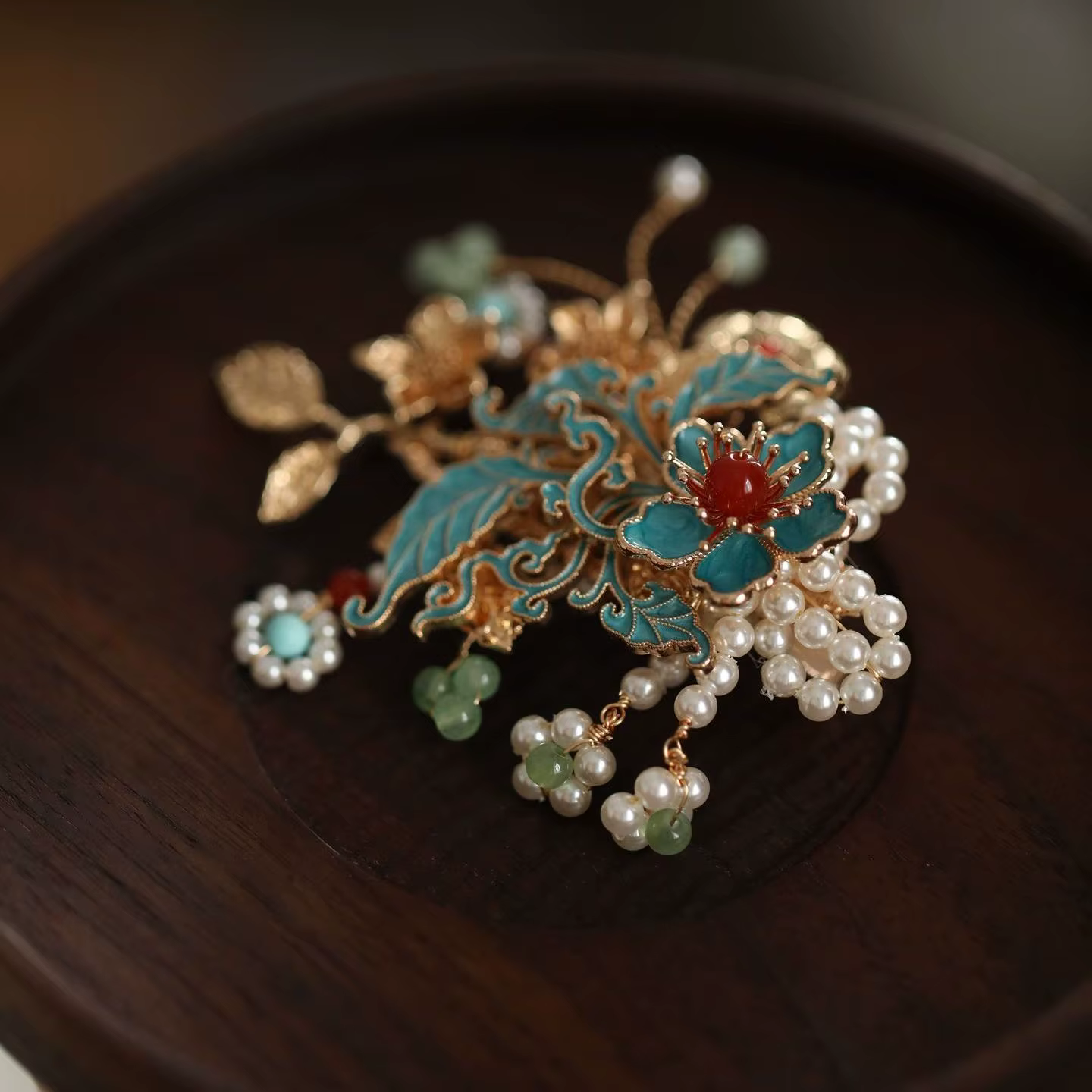 Accessoires pour cheveux de style chinois traditionnel, nouvelle épingle à cheveux pour jupe visage de cheval de style chinois, clip latéral, accessoire pour cheveux Cheongsam, pour femmes