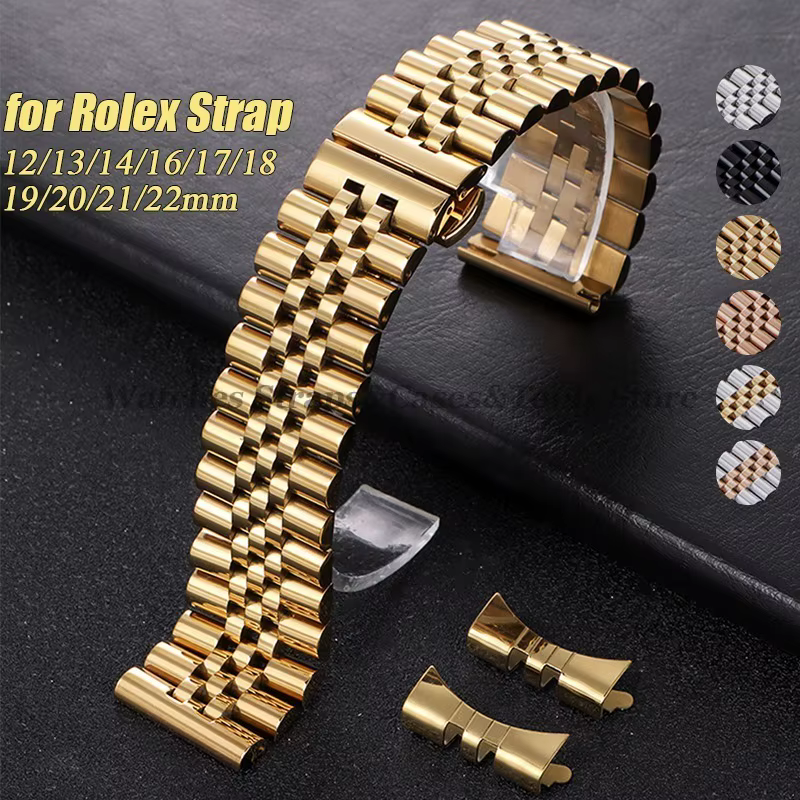 Bracelet de montre en acier inoxydable massif