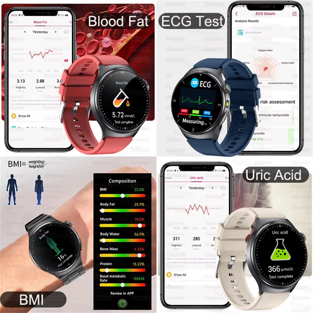 Montre connectée ECG pour hommes et femmes