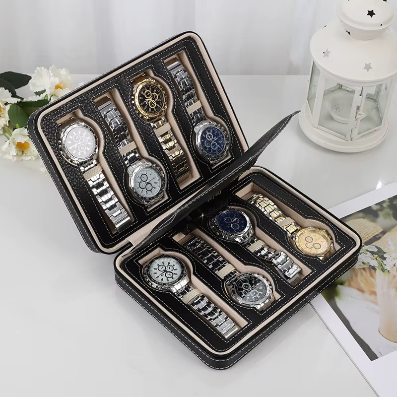 Boîte à montres en cuir