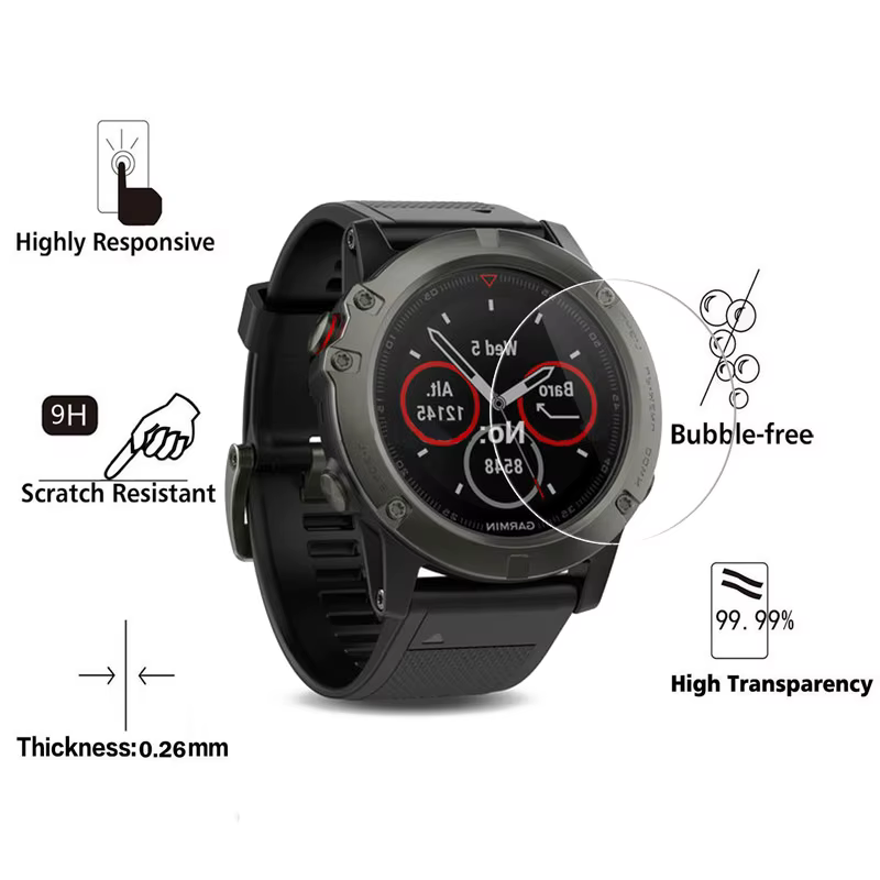 Protecteur d'écran de montre intelligente en verre Guatemala 9H