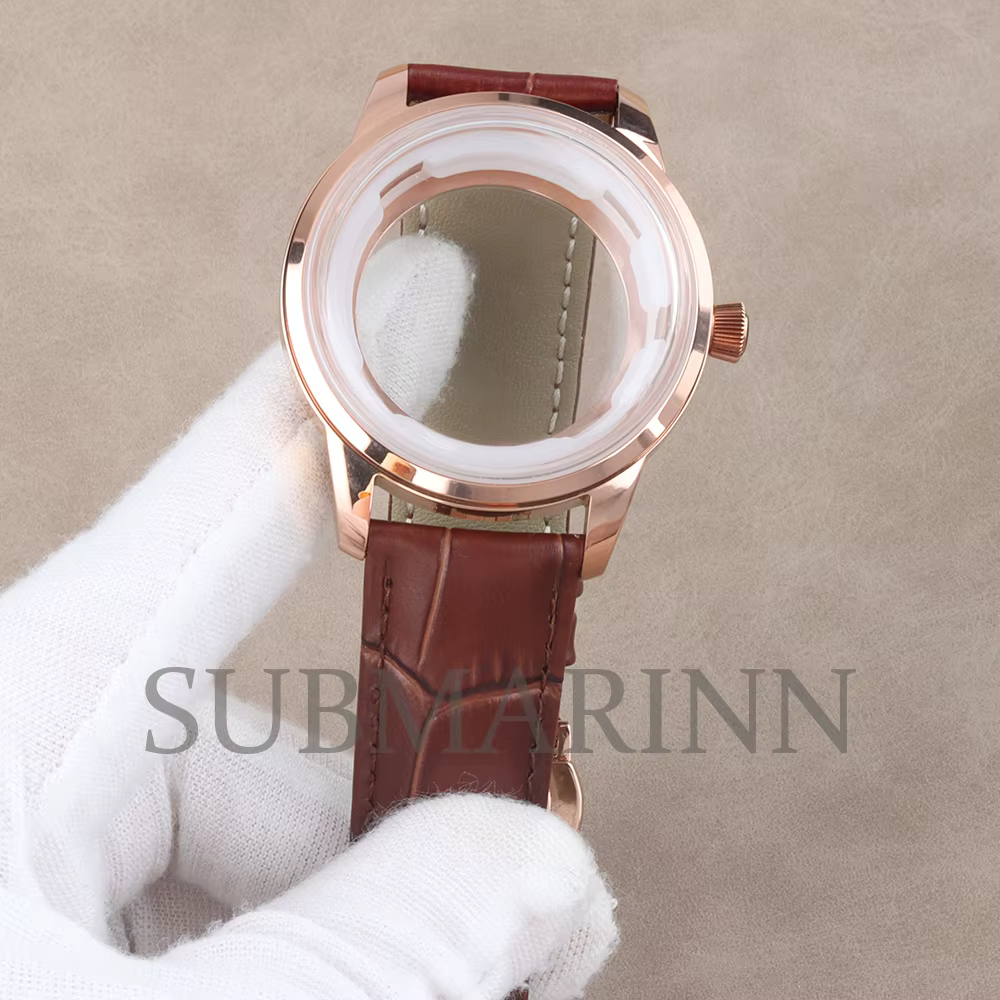 Boîtier de montre en verre arqué 40 mm