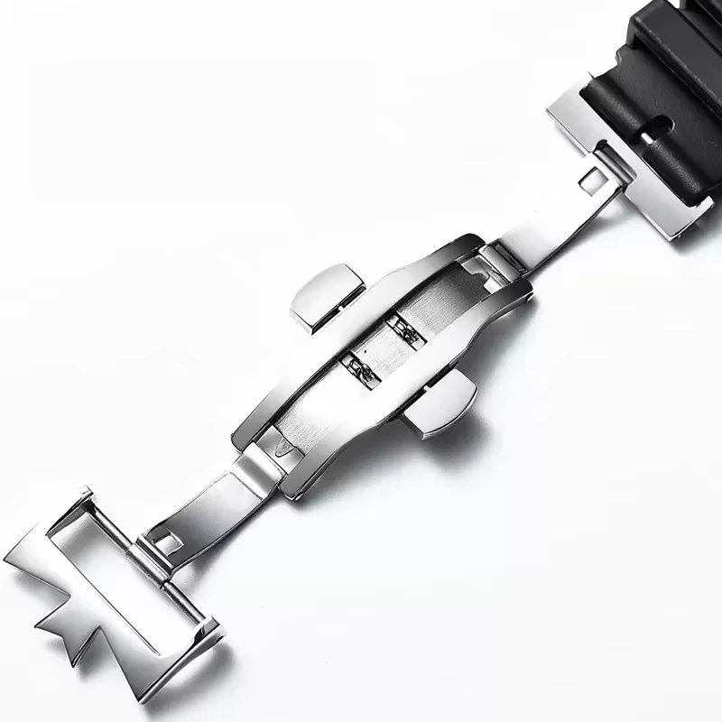 Bracelet de montre en caoutchouc pour Vacheron Constantin outre-mer VC 47450 VC 49020