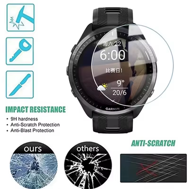 Protecteur d'écran pour montre Garmin Forerunner