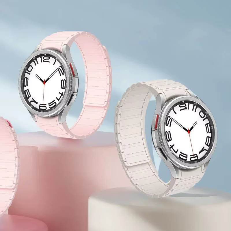 Bracelet en Silicone pour Samsung Galaxy Watch 7/6/5/4 40mm 44mm 4 6 classique 42mm 46mm 47mm 43mm