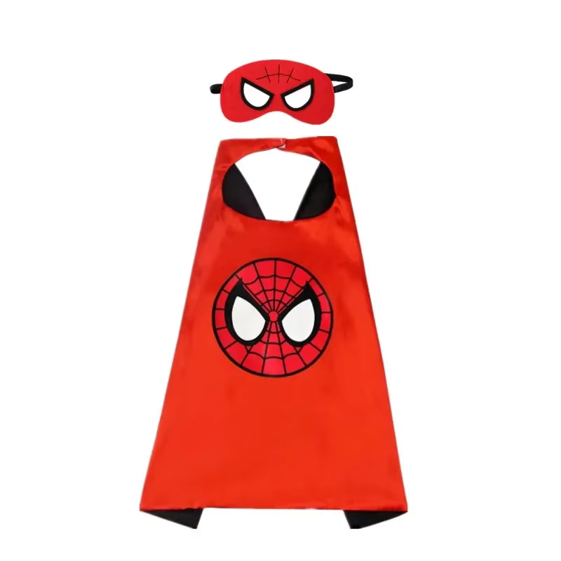 Capes de super-héros pour enfants, costumes d'Halloween cool, fournitures de fête de festival de cosplay, cadeaux habillés, pour garçons et filles de 3 à 12 ans