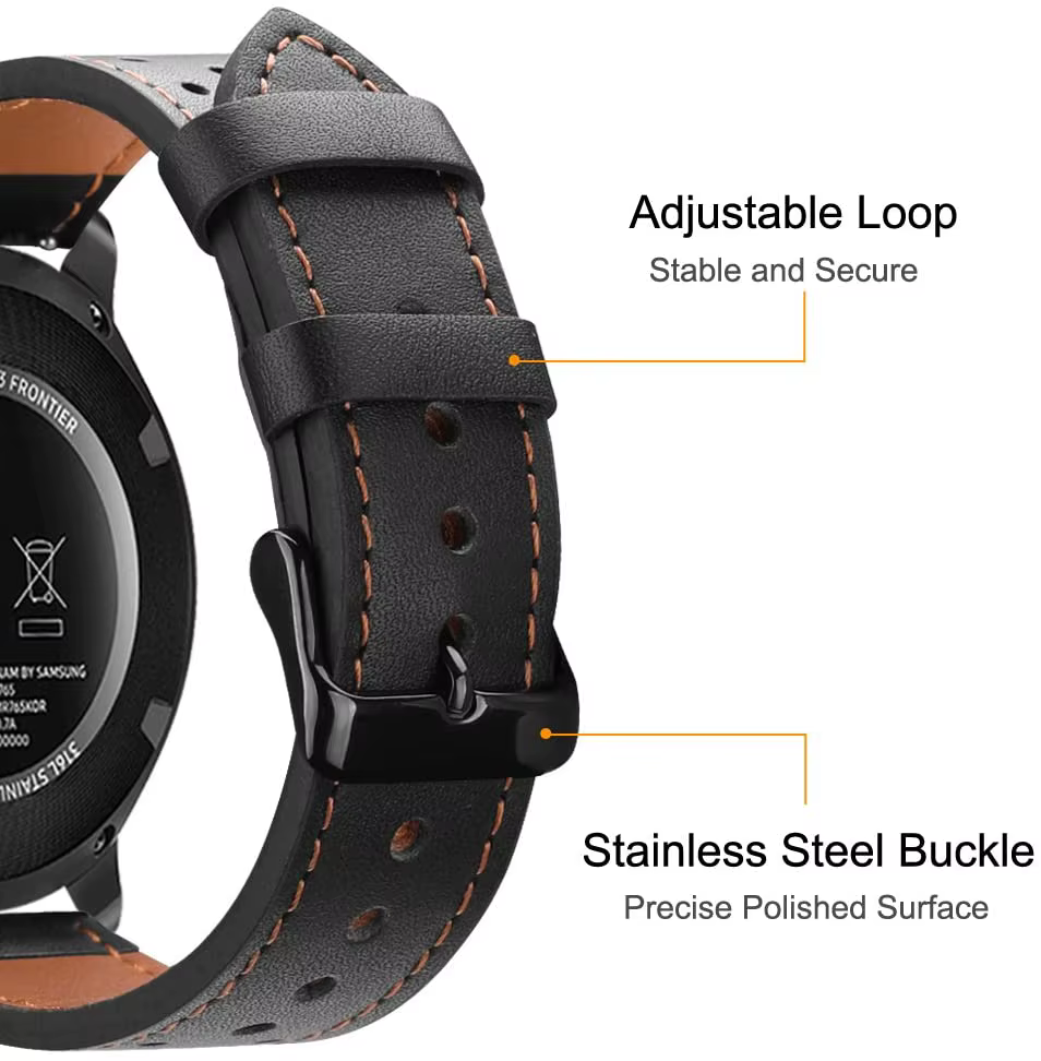 Bracelet en cuir pour Garmin Venu 3 2 Plus SQ SQ2