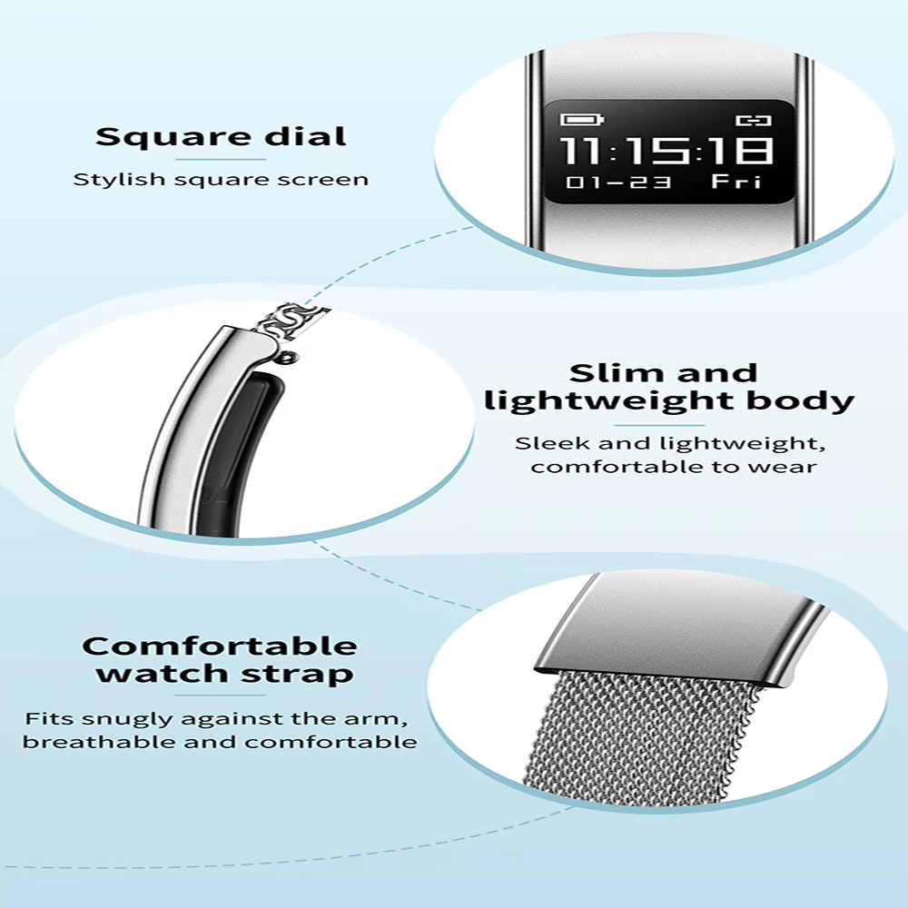 Nouveau Bracelet Connecté Tendance 2026 – Suivi de Santé