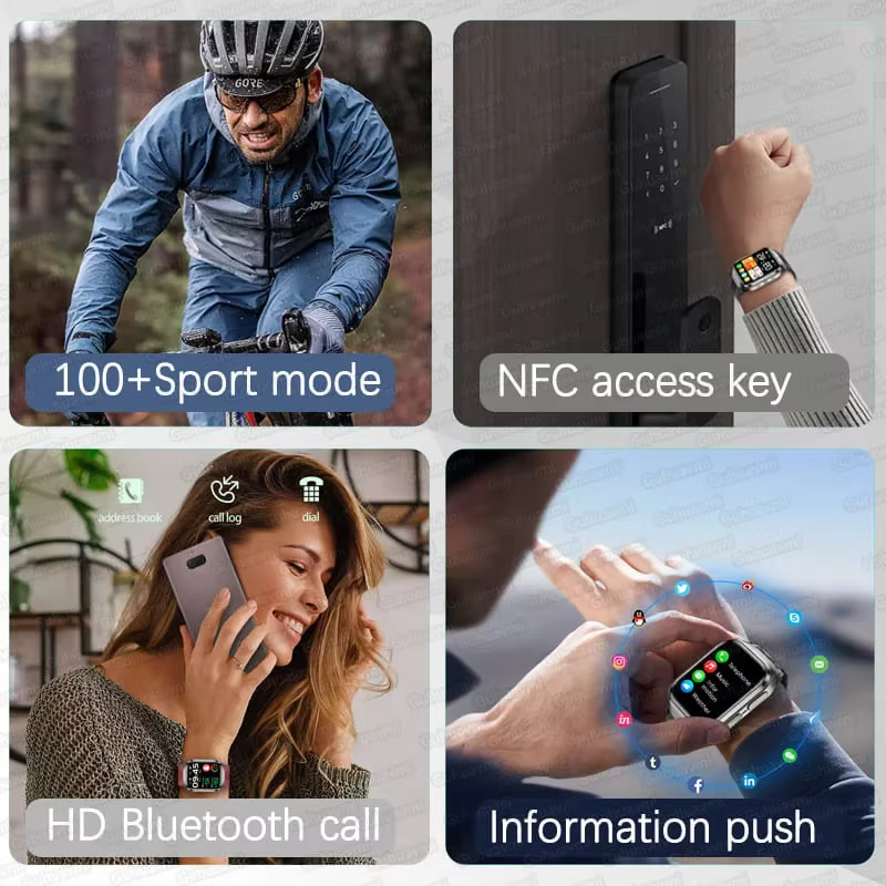 Nouvelle montre intelligente 2026 avec pompe à air