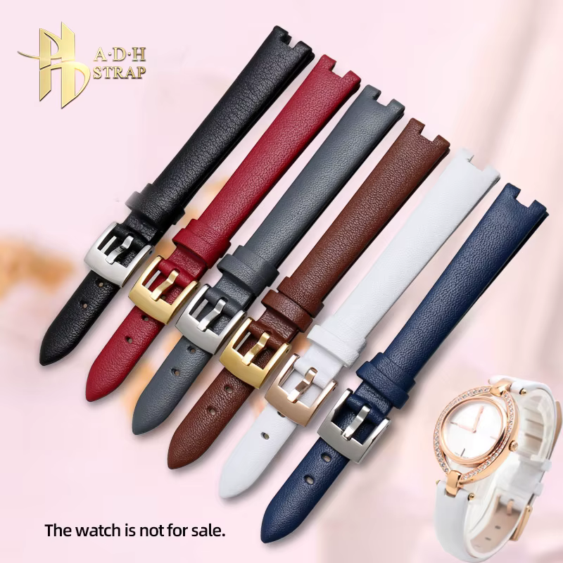 Bracelet de montre en cuir pour femme avec accessoires pour Swarovski Demon Eye 5376812 5376842 5376830