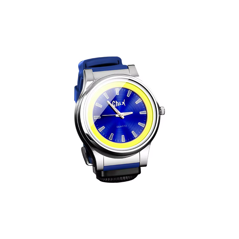 Briquet de montre rechargeable avec boussole – Montre-bracelet multifonctionnelle, allume-cigare créatif pour couple, coffret cadeau pour offrir