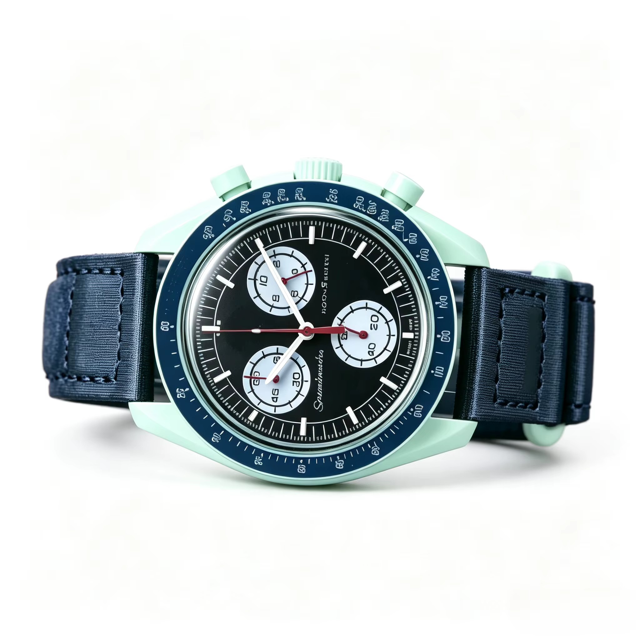 Nouvelle Montre Chronographe à Cadran Céleste 2026 Unisexe avec Aiguilles Lumineuses Lune et Mercure pour Hommes et Femmes