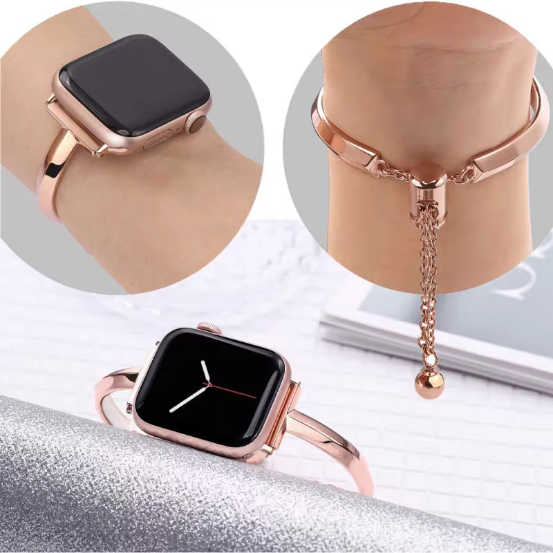 Bracelet de montre de luxe pour Apple Watch série 10 9 8 7 6 Se 5 4