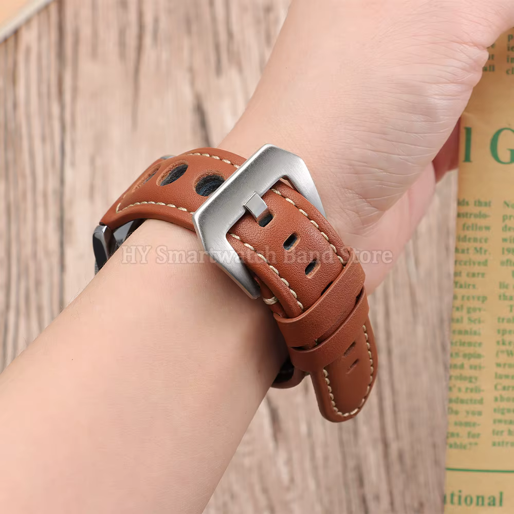 Bracelet de montre en cuir Vintage pour Panerai