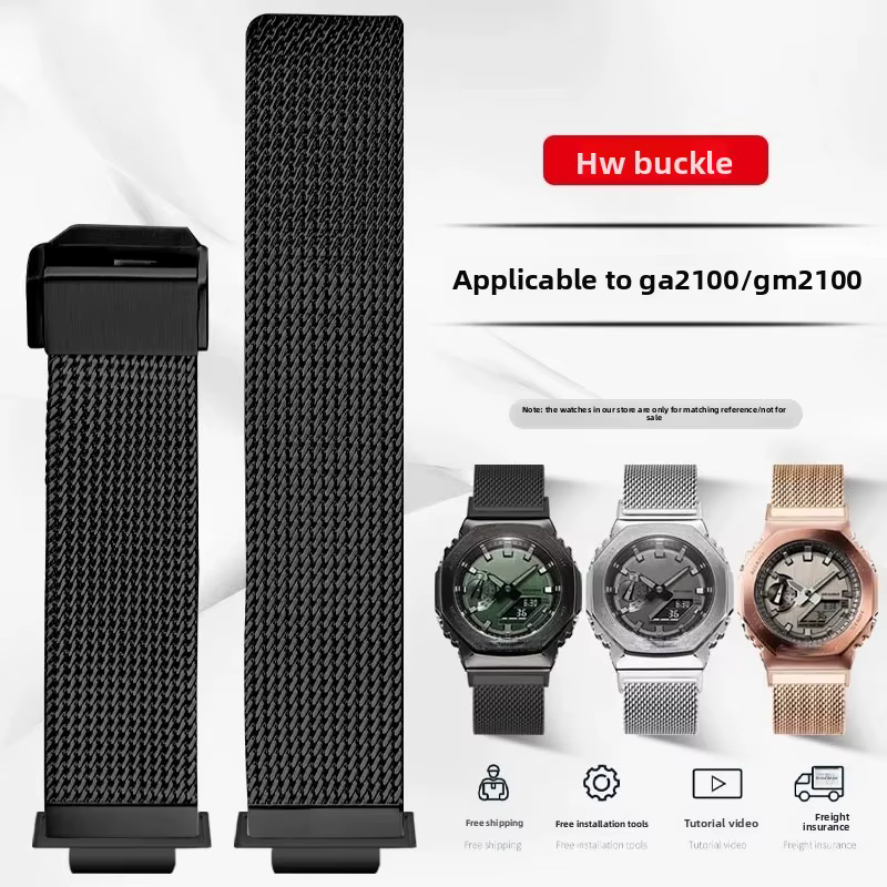 Pour Casio GSHOCK GA-2100 GA-2110 GM-2100 CasiOak bracelet de montre modifié