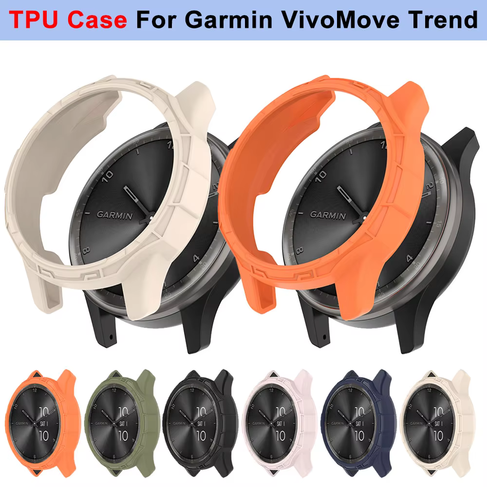 Étui de protection en TPU souple pour Garmin VivoMove Trend