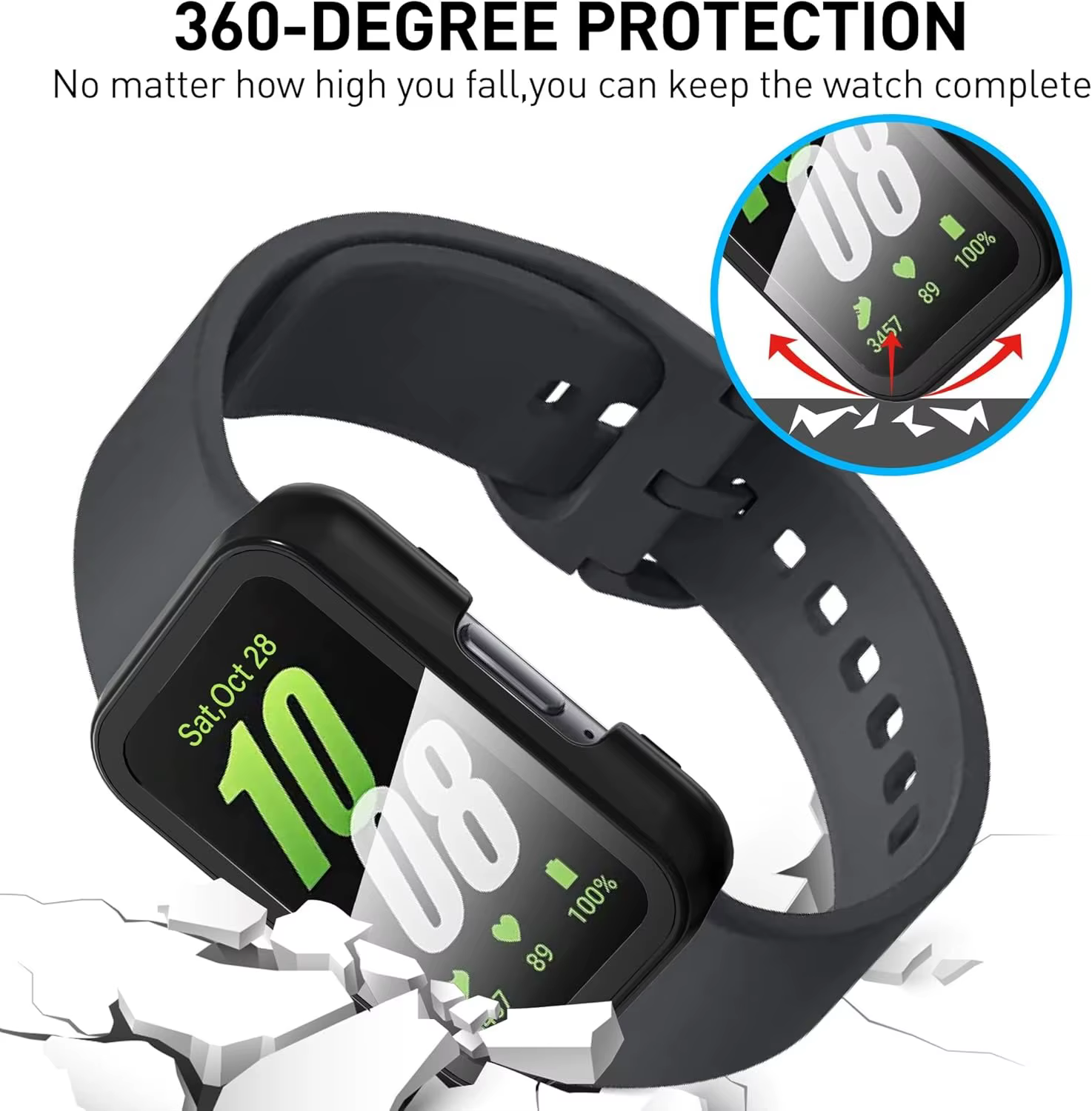 Étui de montre mat pour Samsung Galaxy Fit3