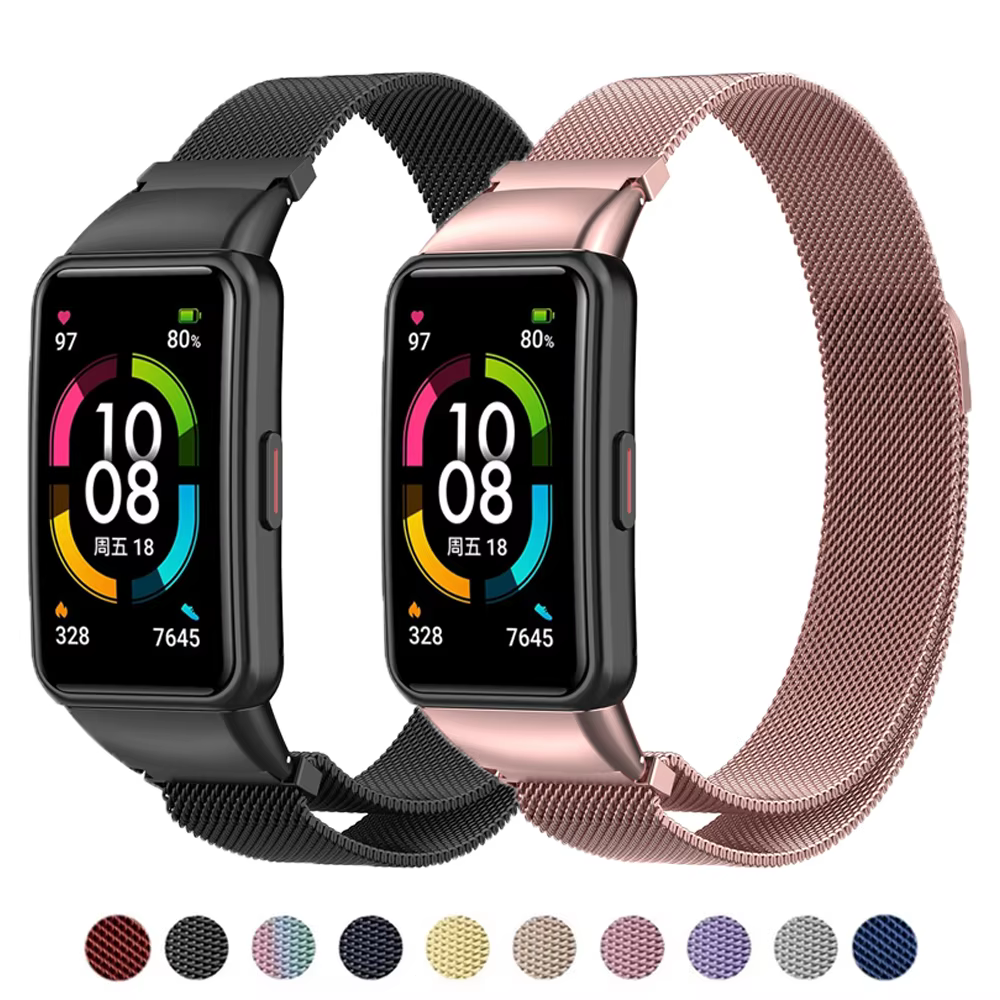 Bracelet à boucle magnétique pour Huawei Band 6/6 Pro/7/8