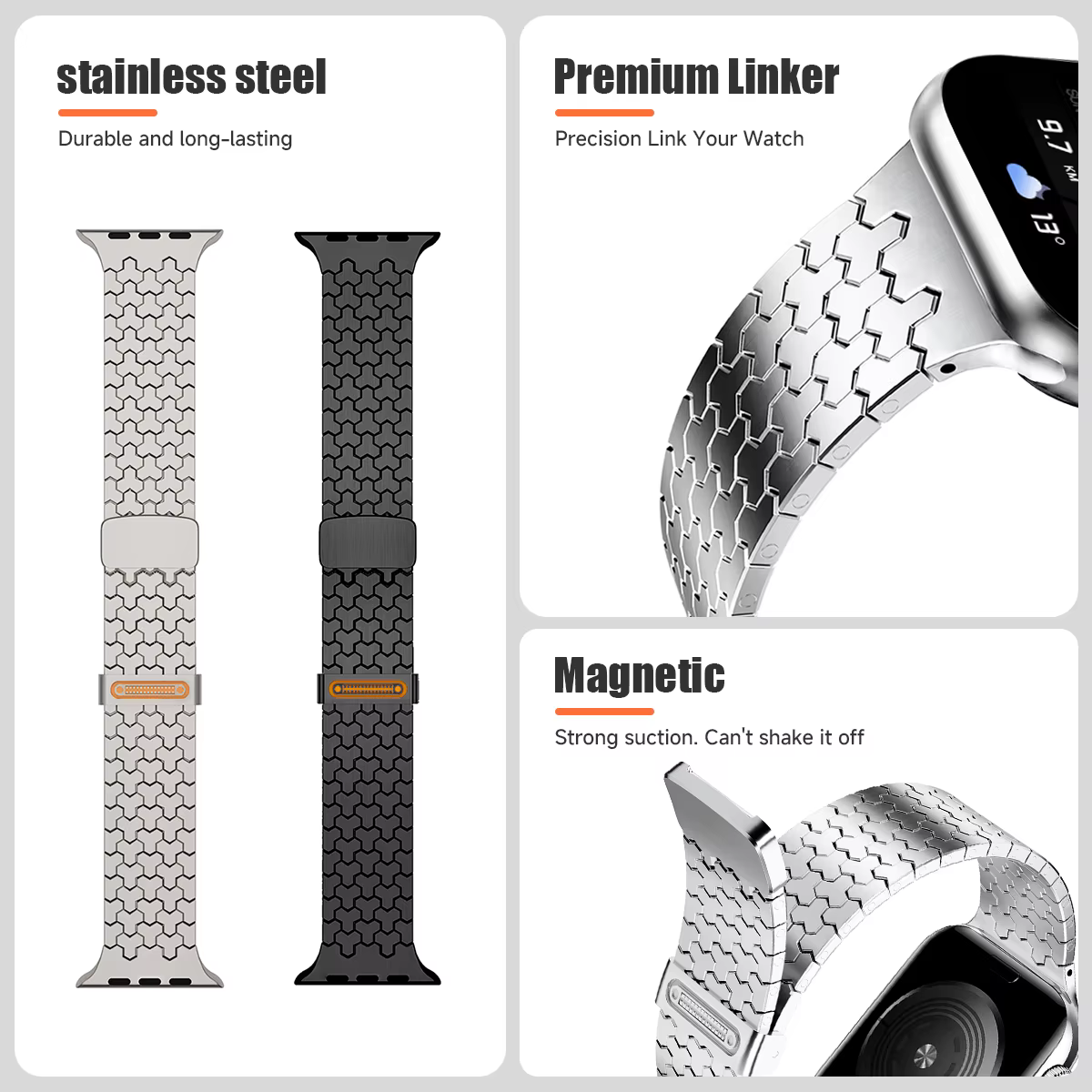 Bracelet magnétique pour Apple Watch