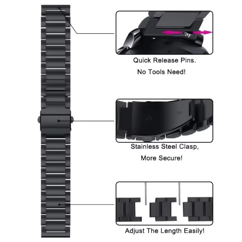 22mm 24mm Bracelet de montre pour COROS PACE Pro/PACE 3/APEX 4 42mm 46mm
