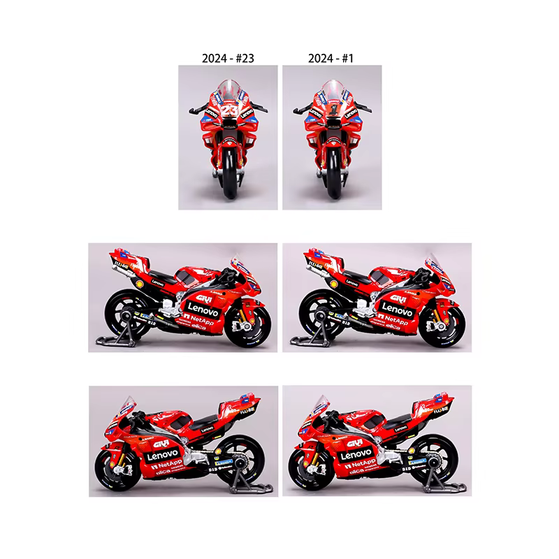 Maisto 1:18 Ducati Moto Gp Gresini Racing 2024 Prima Pramac Ducati alliage Miniature Moto moulé sous pression modèle jouets enfant cadeau