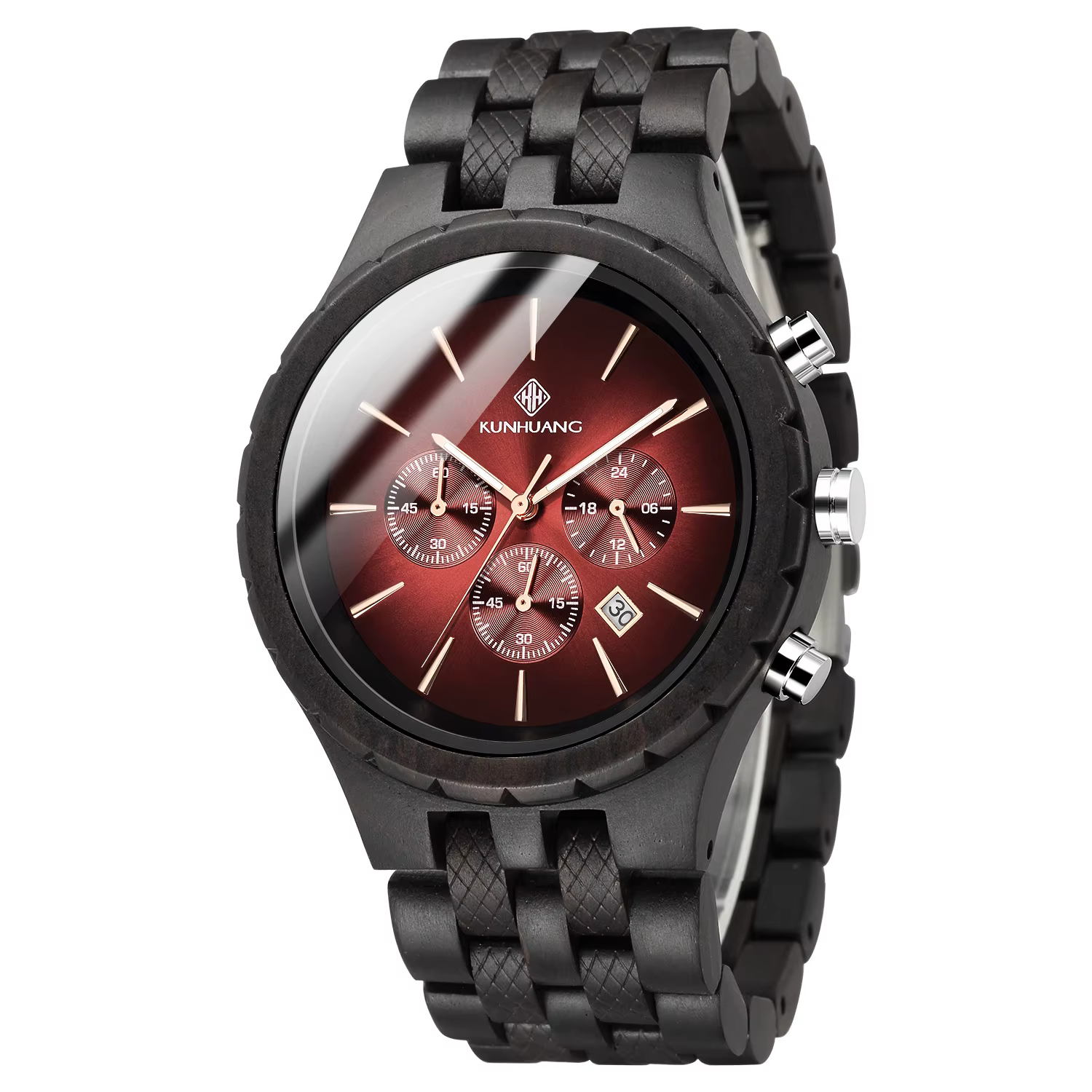 Montre en bois pour homme