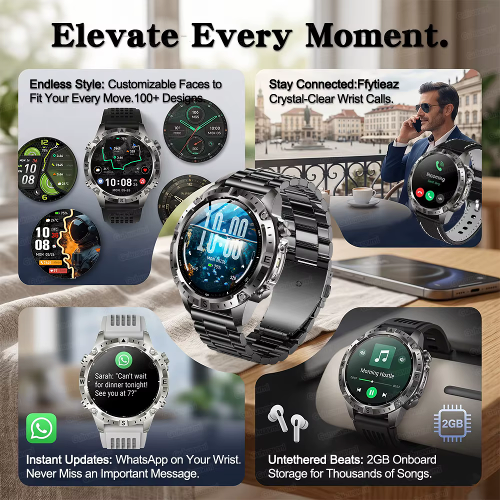 Nouvelle montre connectée sport tout-terrain avec GPS intégré