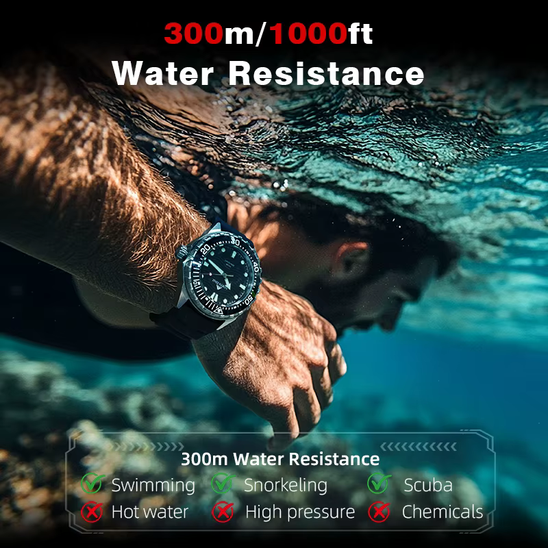 NORTH EDGE 2026 Nouvelle montre de plongée solaire TRITON pour hommes