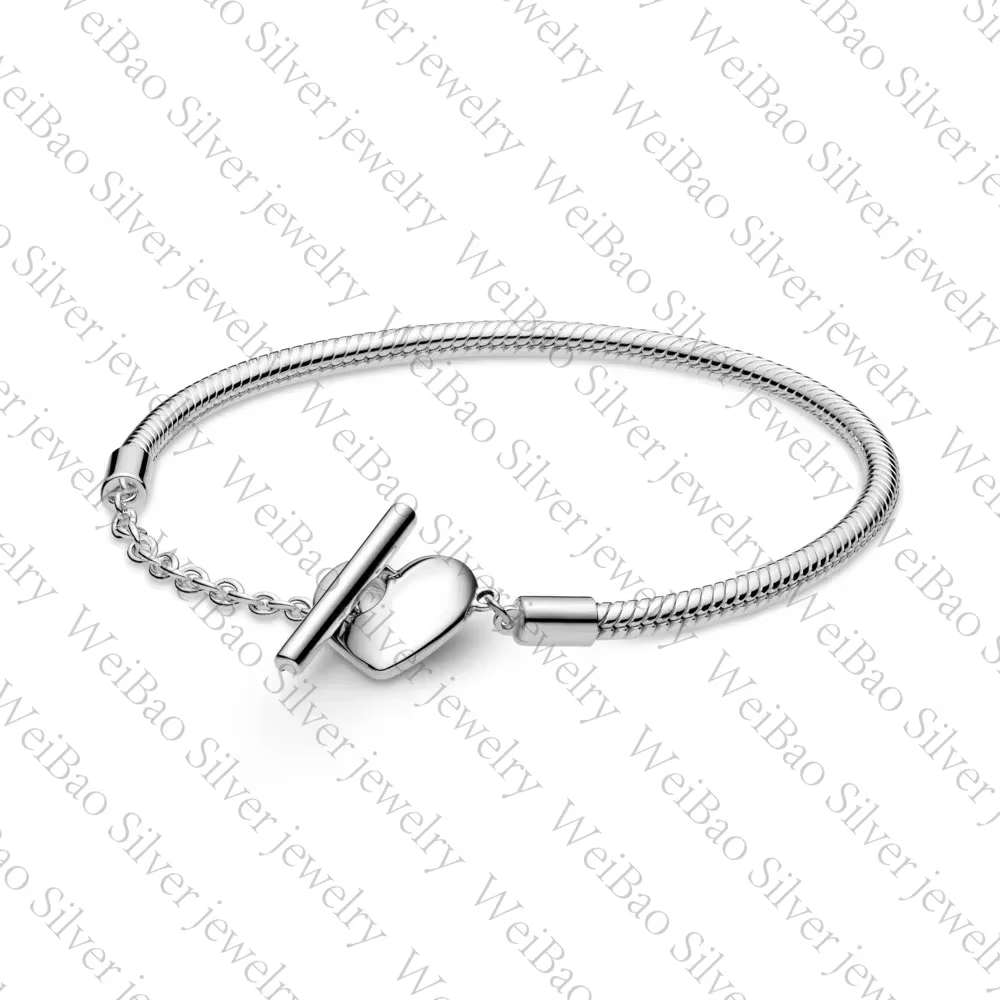 Bracelet chaîne serpent avec fermoir infini