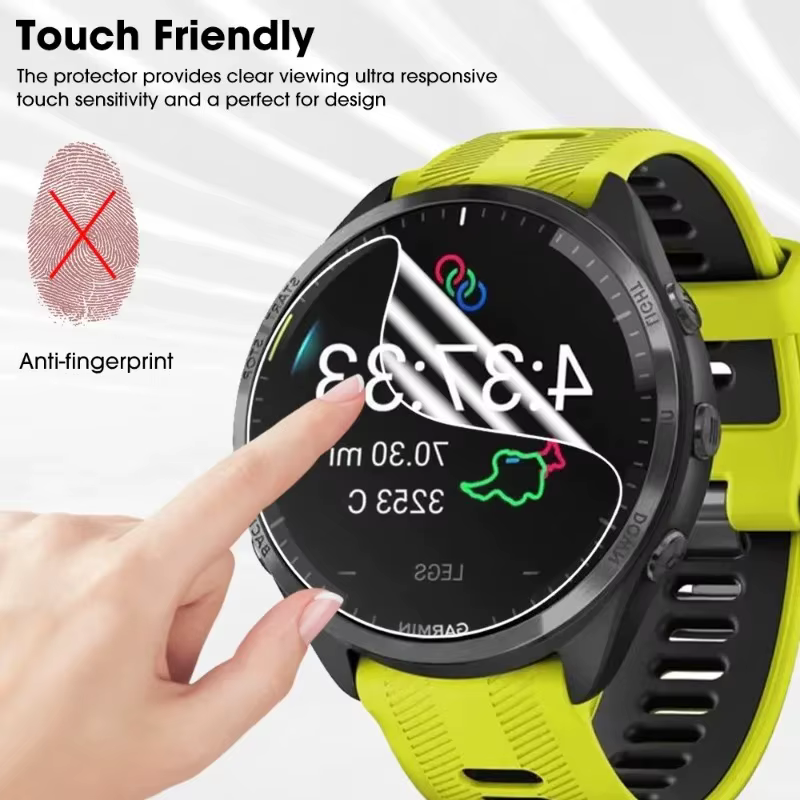 Film de protection Hydrogel pour Garmin Forerunner 965 570 955 265 265S 255 255S, protecteur d'écran HD pour la série Forerunner, 1 à 5 pièces
