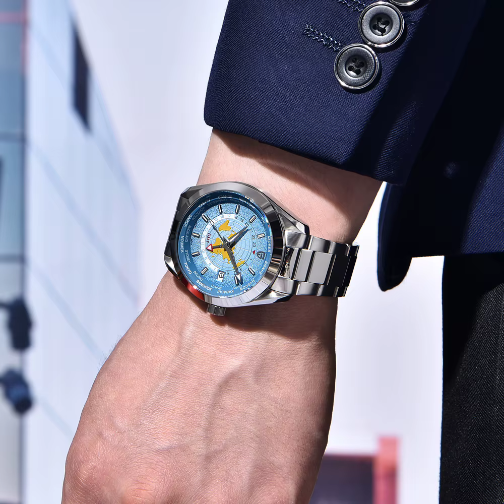 2026 PAGANI DESIGN heure mondiale GMT Zone carte montres pour hommes montre automatique