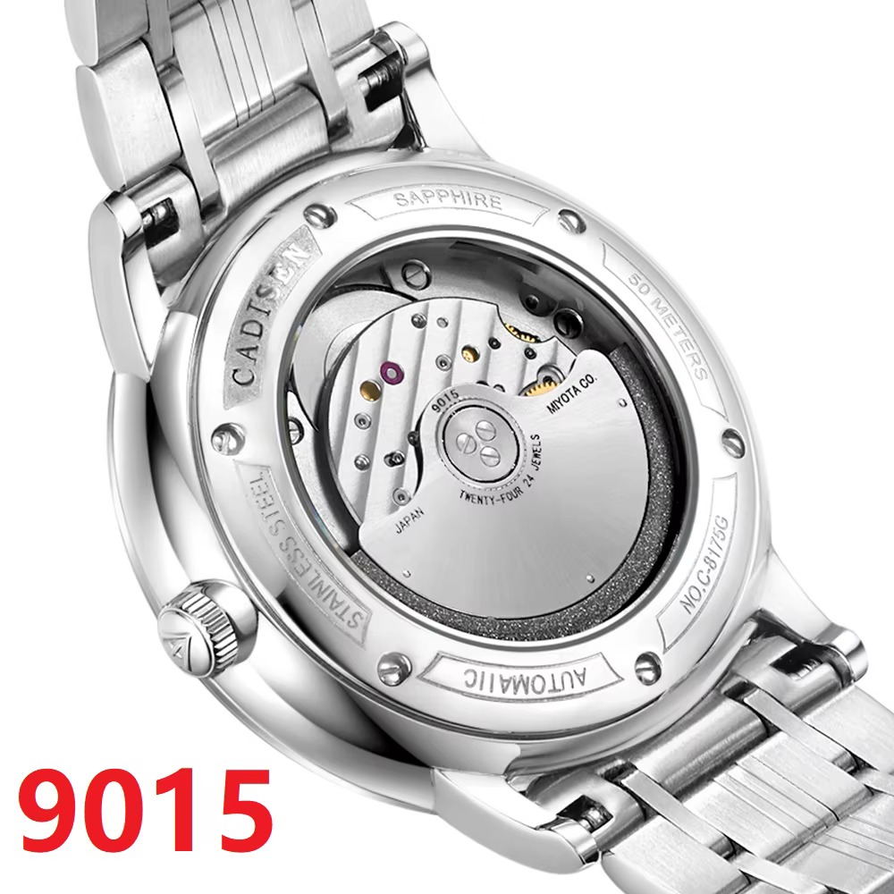 CADISEN – montre-bracelet automatique mécanique Ultra-mince pour hommes