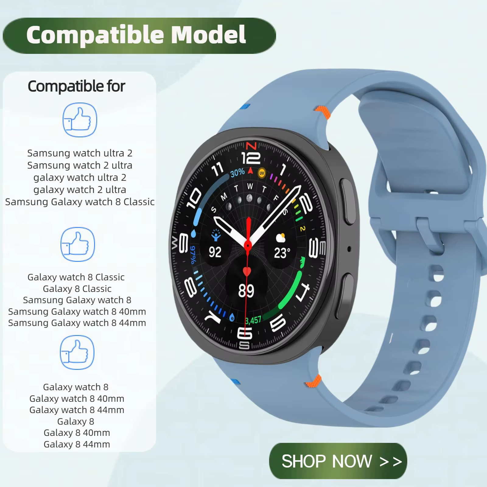 Bracelet officiel pour Samsung Galaxy Watch 8 Classic 46mm