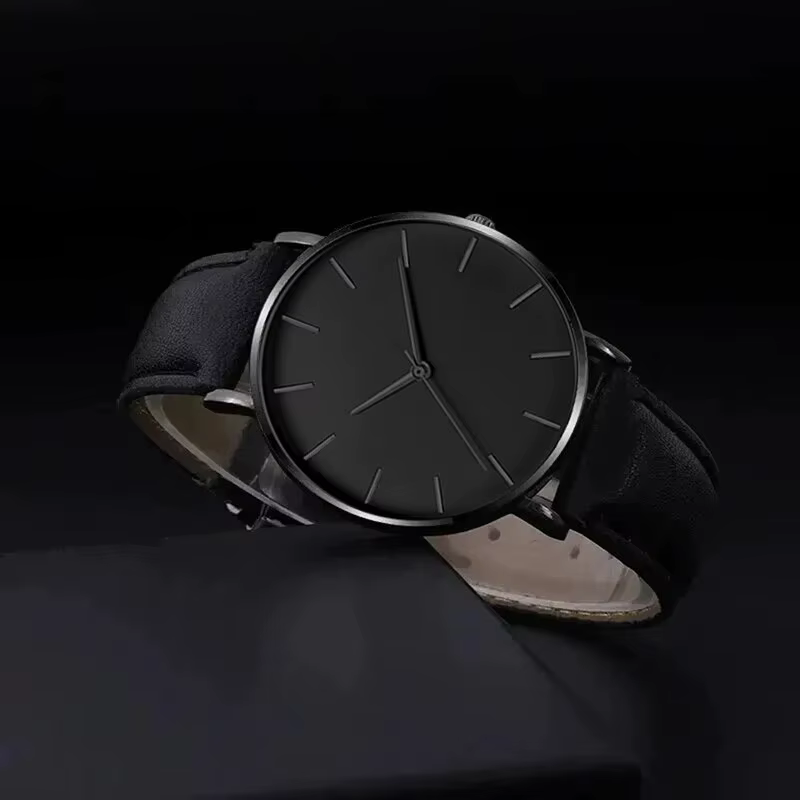 5 pièces ensemble mode hommes montres de sport homme d'affaires Quartz montre-Bracelet de luxe en cuir Bracelet