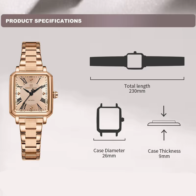 Montre NAVIFORCE tendance pour femme
