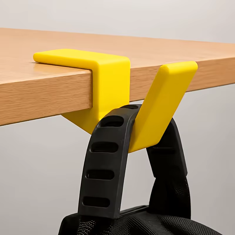 Crochet de bureau, support de sac sans perçage, support de sac à dos portable pour espace de travail, organisateur sans désordre