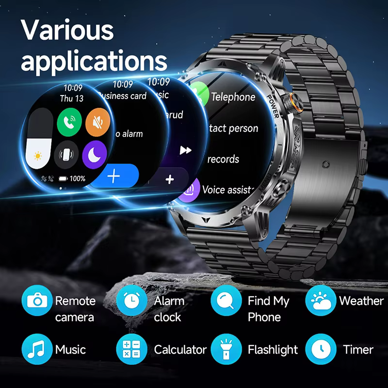 Nouvelle montre connectée GPS d'extérieur pour homme 2026