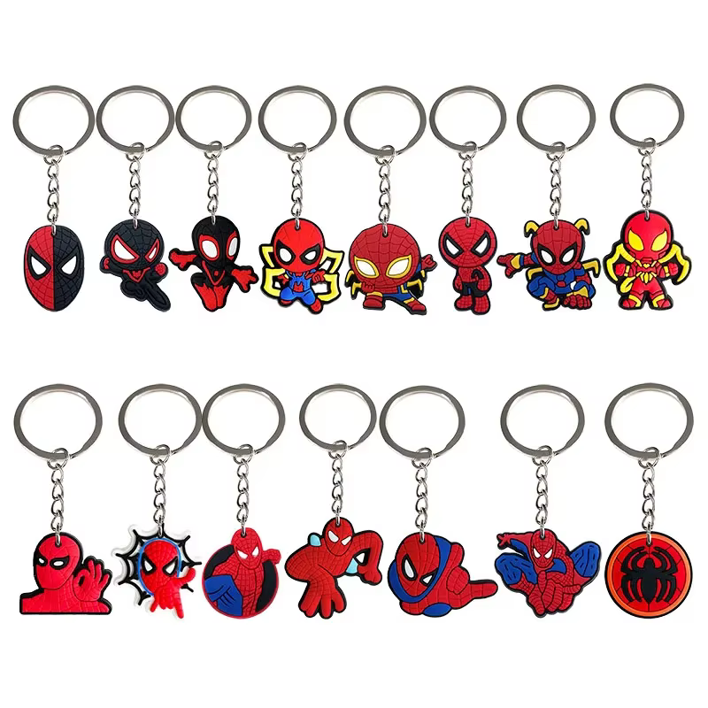 Porte-clés Spider-Man en silicone