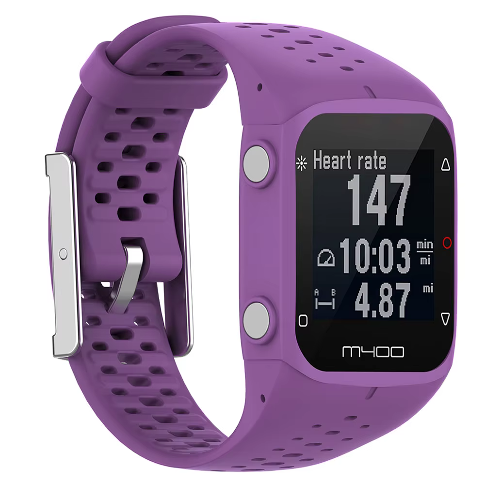 Pour Polar M400 M430 GPS course M 400 300 Bracelet en Silicone souple respirant