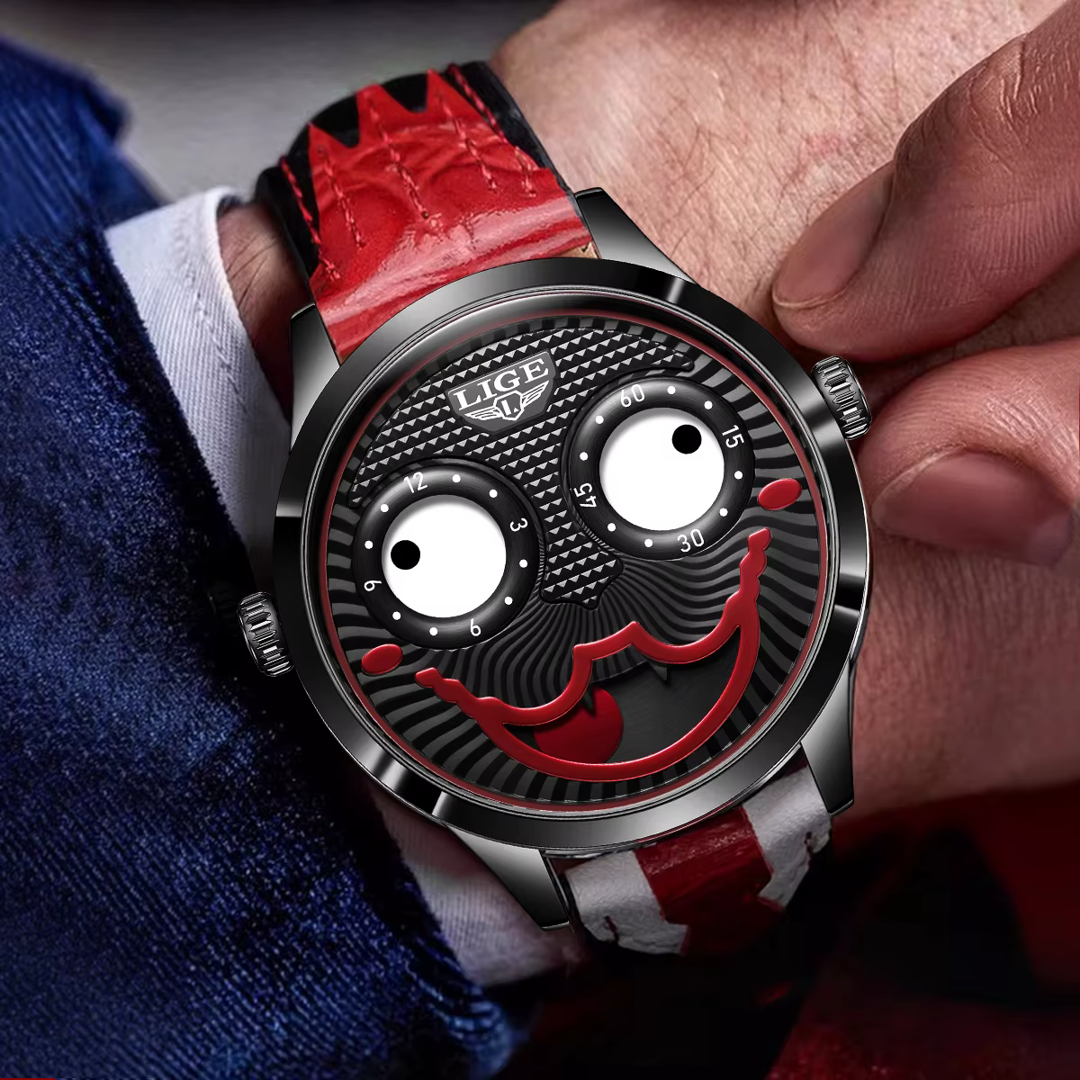 Montre LIGE Cool Joker pour homme