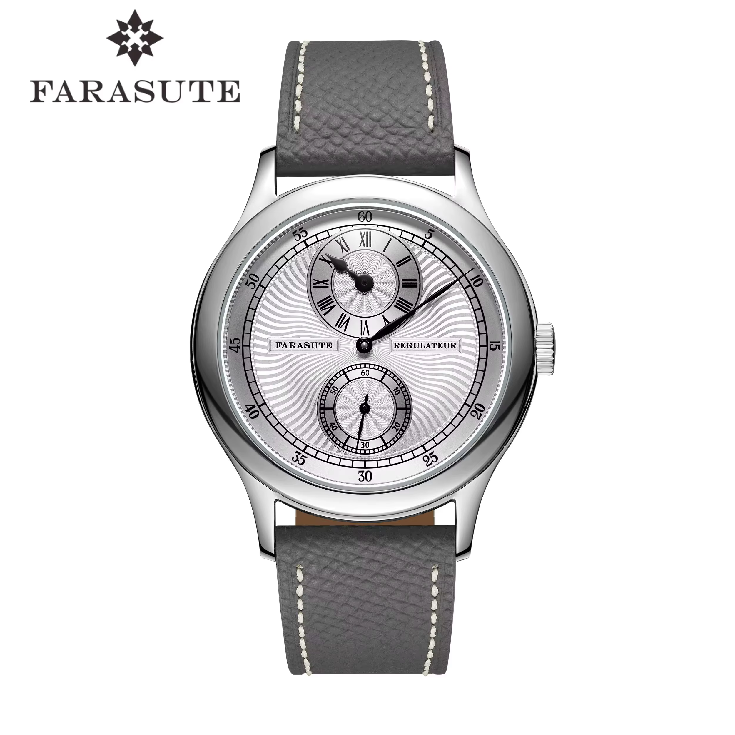 FARASUTE manuel mécanique montre pour hommes mouvement mouette saphir