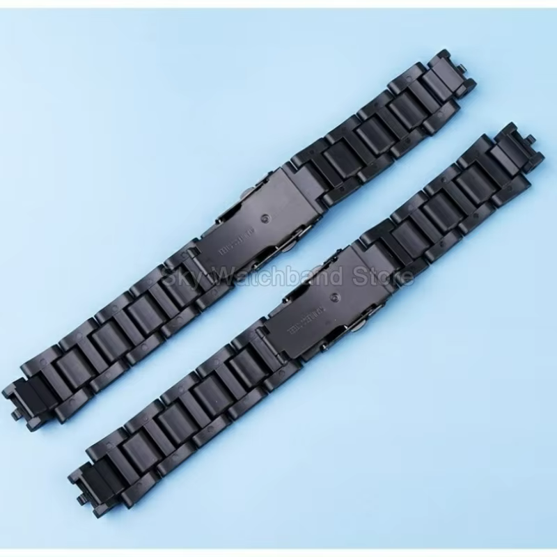 Pour Casio PRO TREK – bracelet de montre en plastique et acier noir