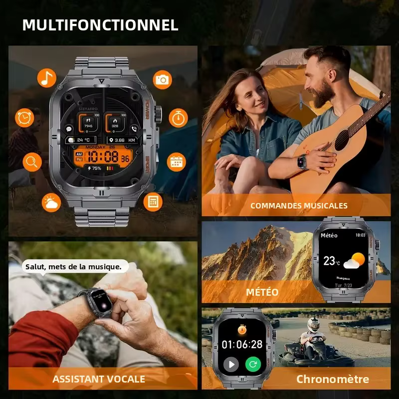 Nouvelle montre connectée pour homme 2026