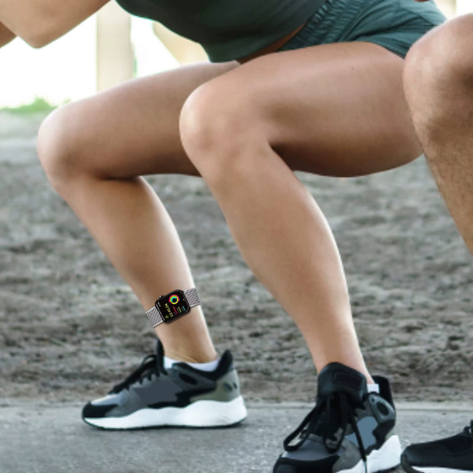 Bracelets de cheville/bras de sport compatibles avec Apple Watch 49 mm 45 mm 44 mm 42 mm 41 mm 40 mm 38 mm