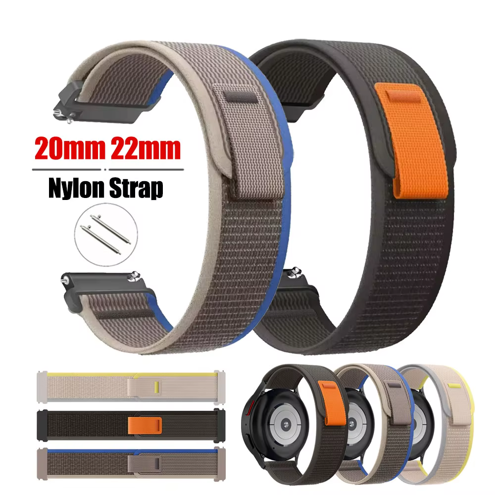 Bracelet en Nylon Velcro 20mm 22mm