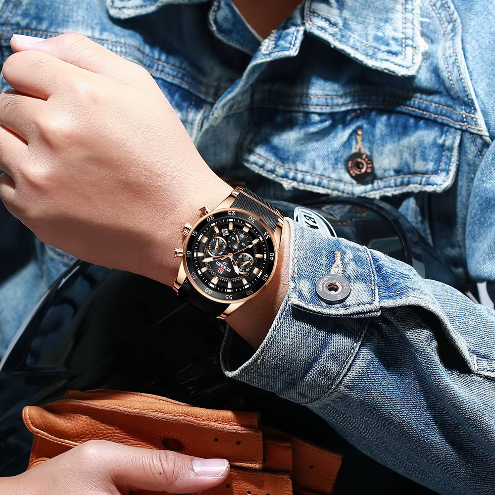 Récompense grand cadran hommes montres haut de gamme marque Sport montre étanche
