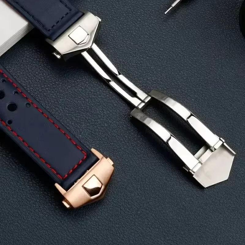 Bracelet de montre en cuir de vache pour TAG Heuer MONACO CARRERA remplacer