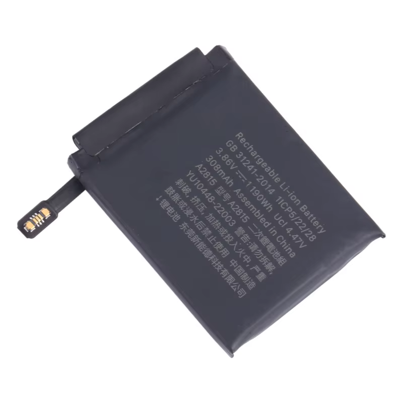 Nouvelle batterie pour Apple Watch série 8 45mm A2815 Batteries de montre intelligente 308mAh