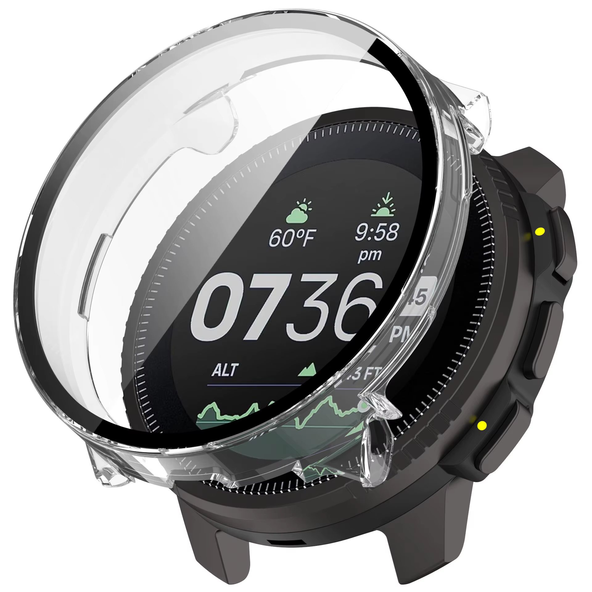Étui de protection complet en verre pour Suunto VERTICAL